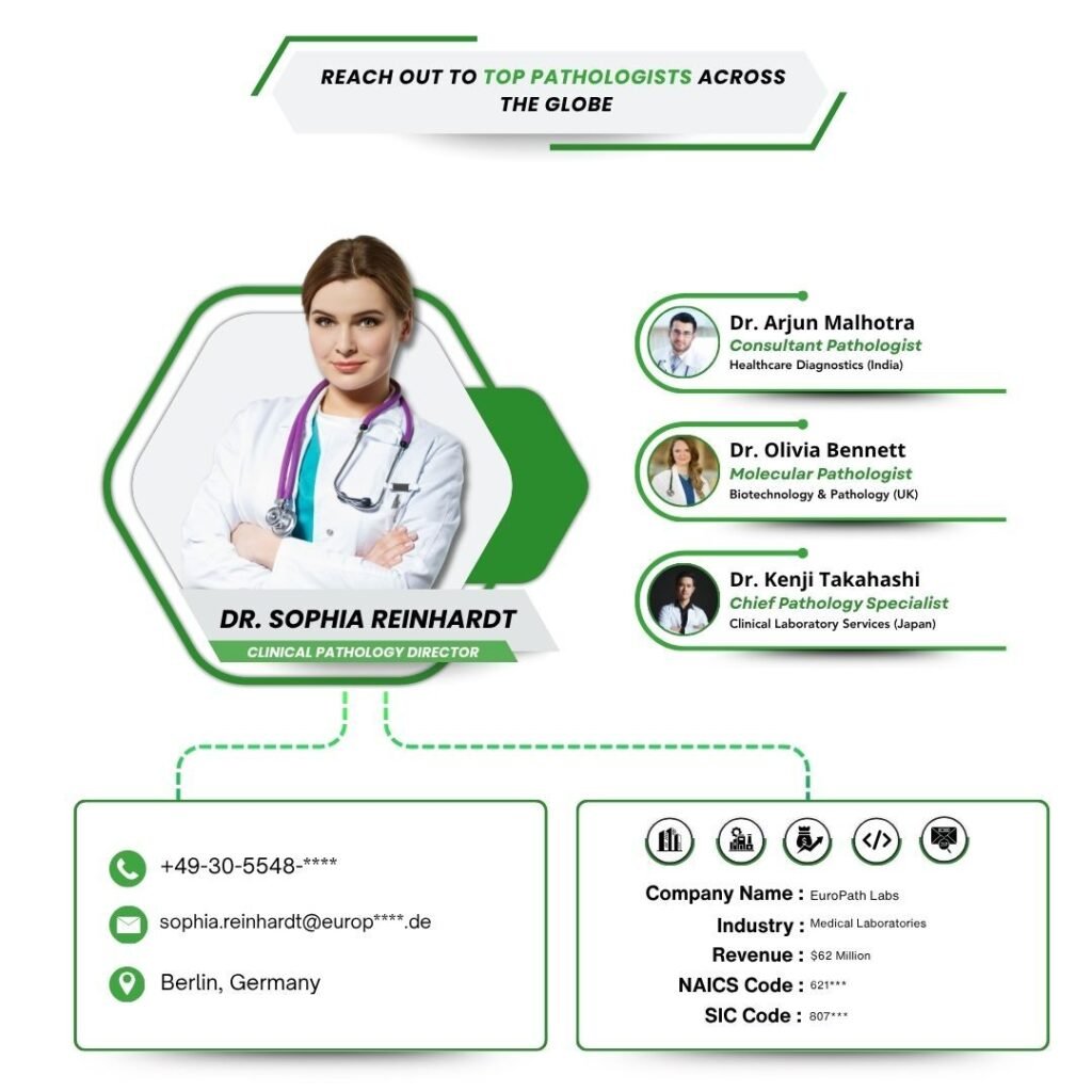 Reach Out to Top Pathologists Across the Globe