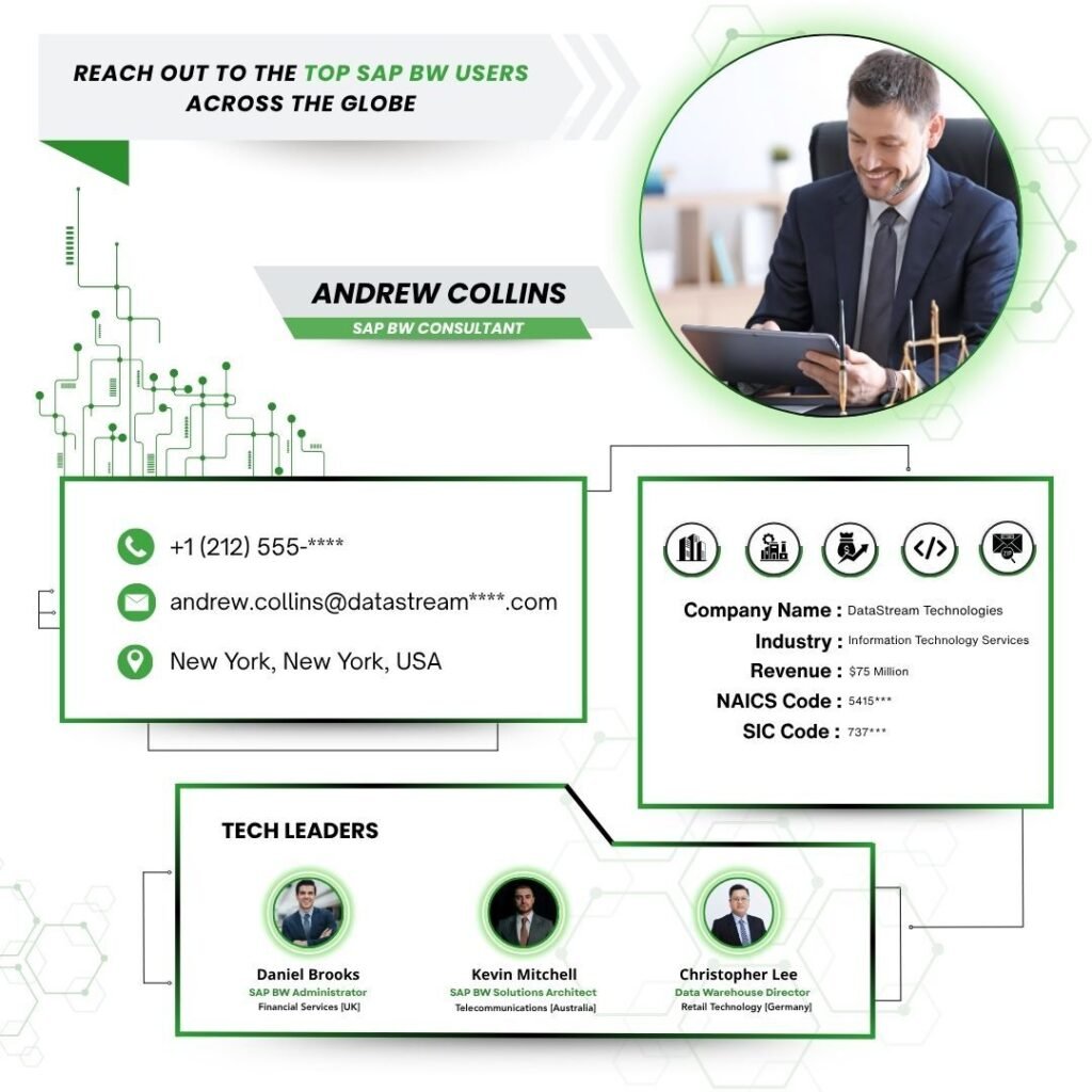 Reach Out to the Top SAP BW Users Across the Globe