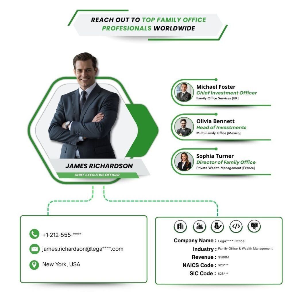 Reach Out to Top Family Office Professionals Worldwide