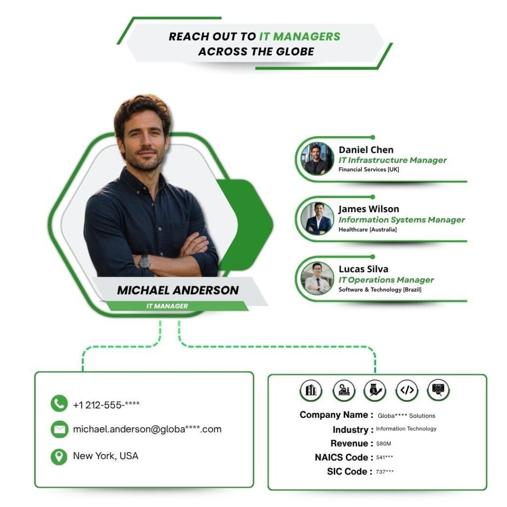 Reach Out to IT Managers Across the Globe