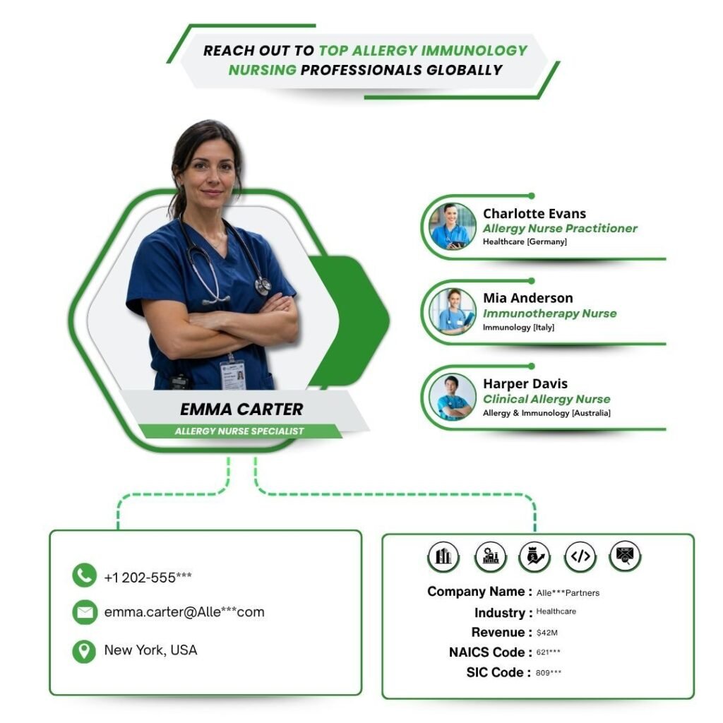 Reach Out to Top Allergy Immunology Nursing Professionals Globally