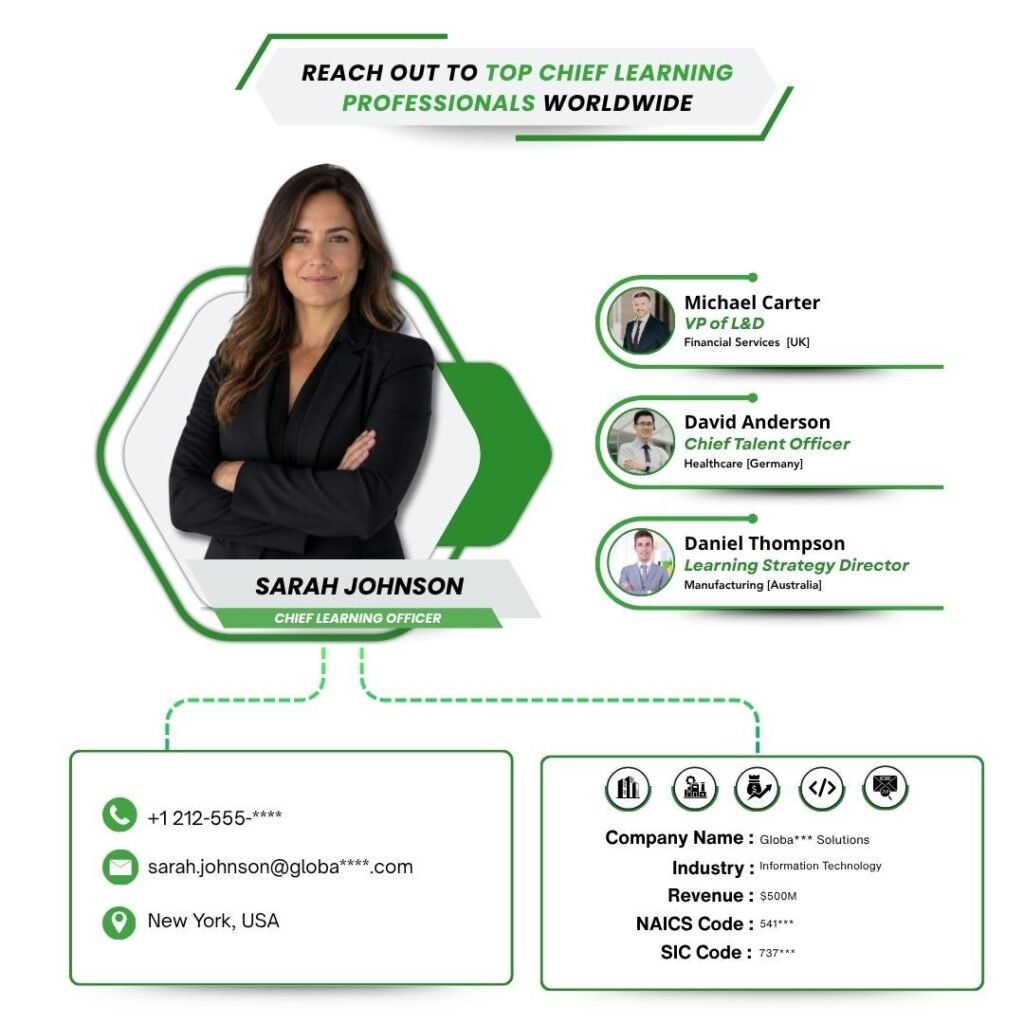 Reach Out to Top Chief Learning Professionals Worldwide