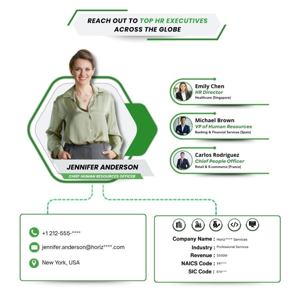 Reach Out to Top HR Executives Across the Globe