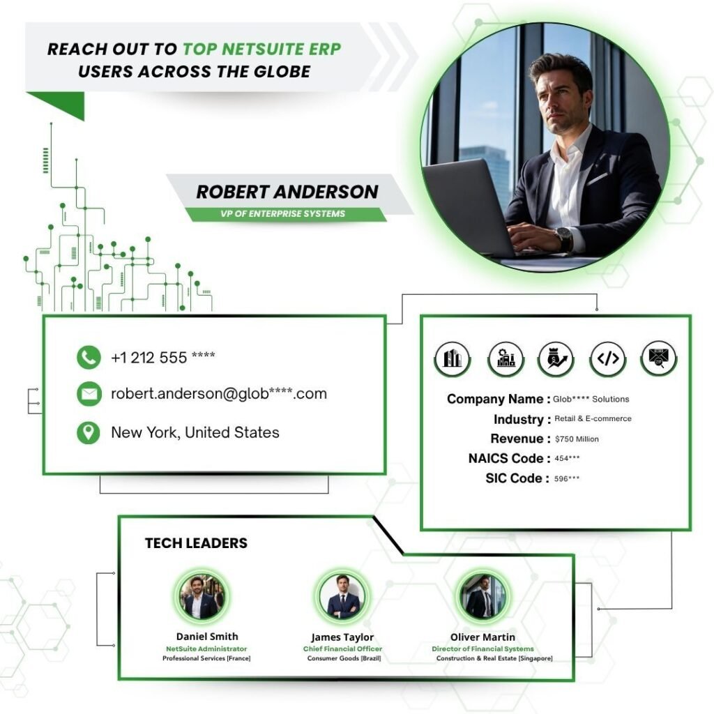 Reach Out to Top NetSuite ERP Users Across the Globe