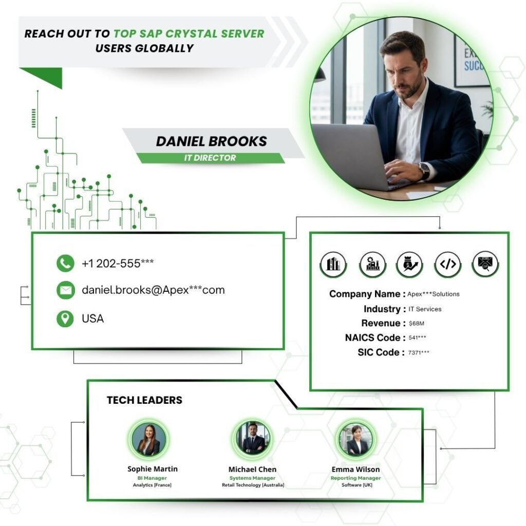 Reach Out to Top SAP Crystal Server Users Globally